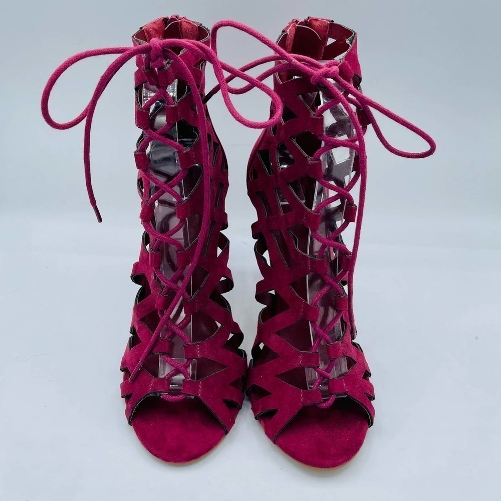 Lace Up High Heels